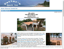 Tablet Screenshot of pettersbeachinn.com